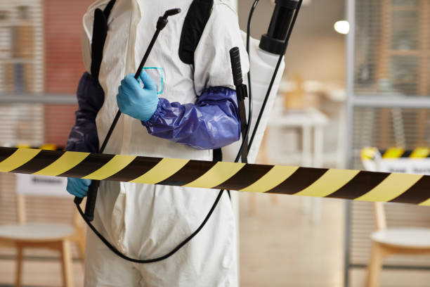 Professional Biohazard Cleanup technician working in Marysville, OH